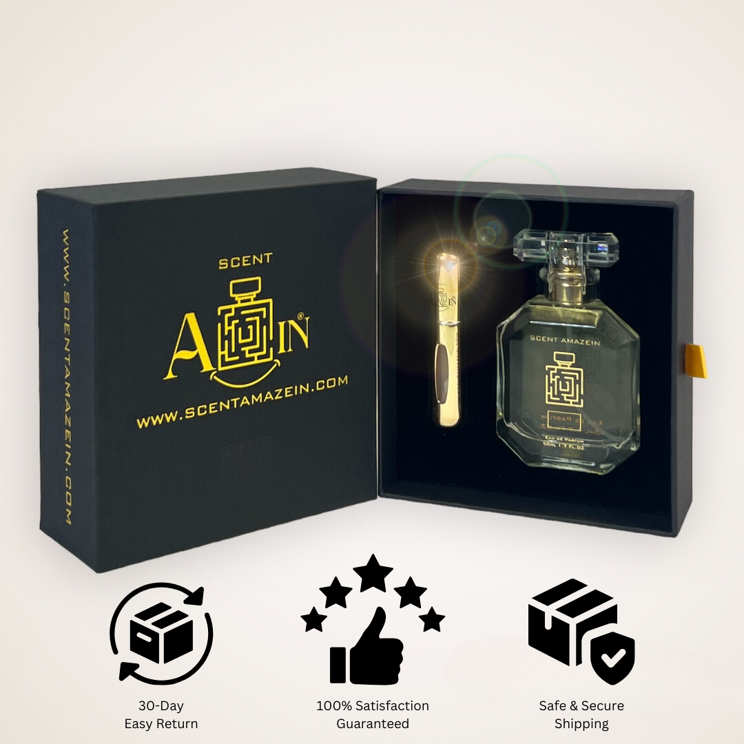 Woody Perfume Bottle - Oud Fragrance, Oud Wood Inspired, Cardamom and Vanilla Notes
